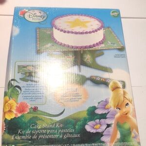 Disney fairies party spring cake stand